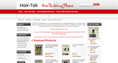 Desktop Screenshot of hair-tek.com